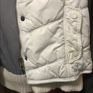 Adorable AE down vest with hood